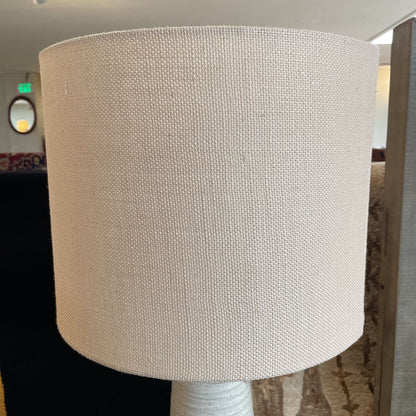 Bone Stripe Textured Tall Table Lamp LAMPS