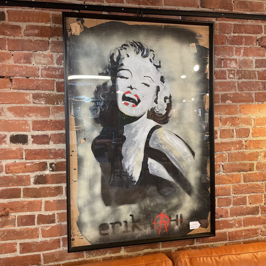 Erik Wahl Performance Graffiti Marilyn Monroe Art