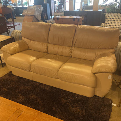 Tan Leather 3 Seat Sofa U SOFAS