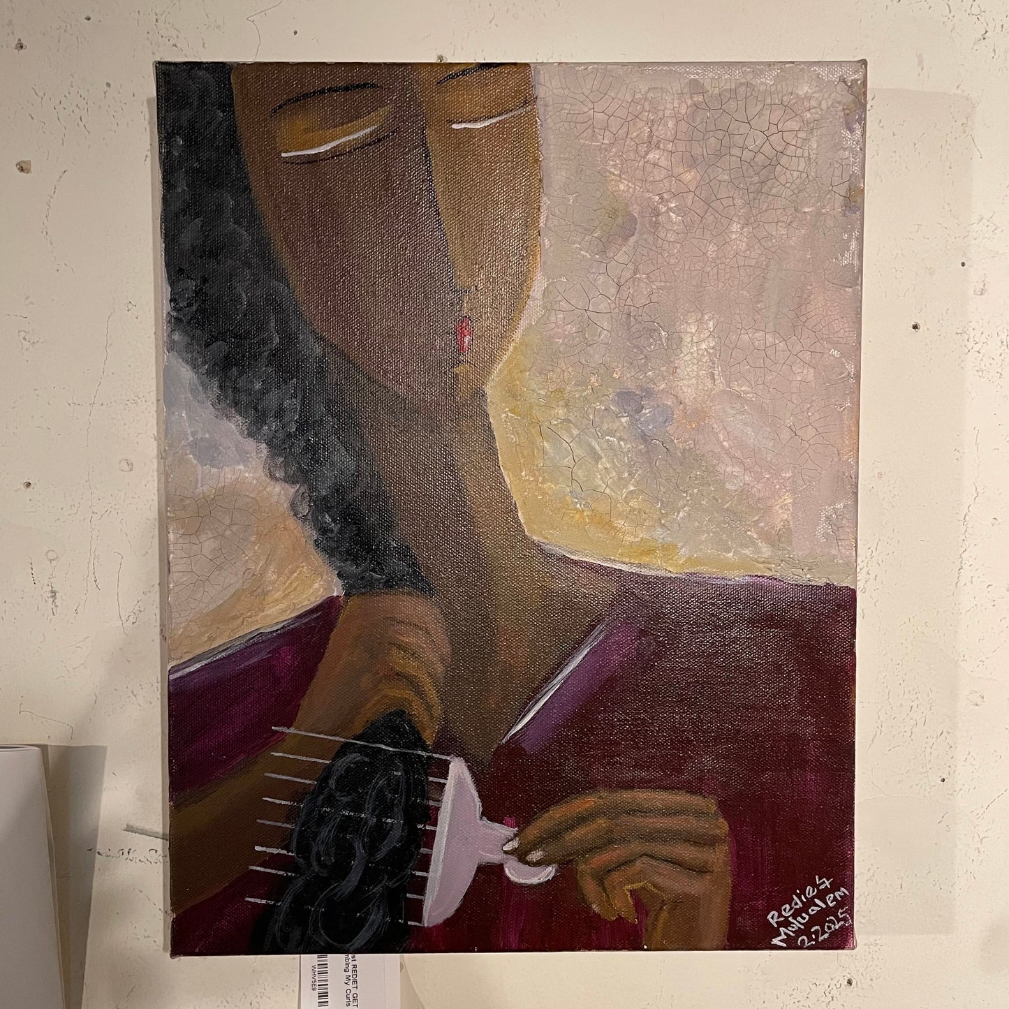 Artist: REDIET GETAHUN - Combing My Curls ART