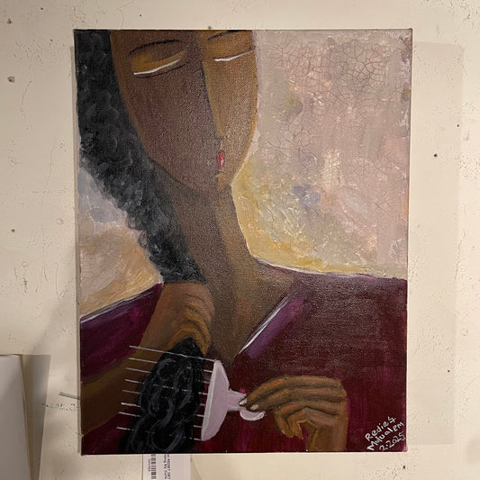 Artist: REDIET GETAHUN - Combing My Curls ART