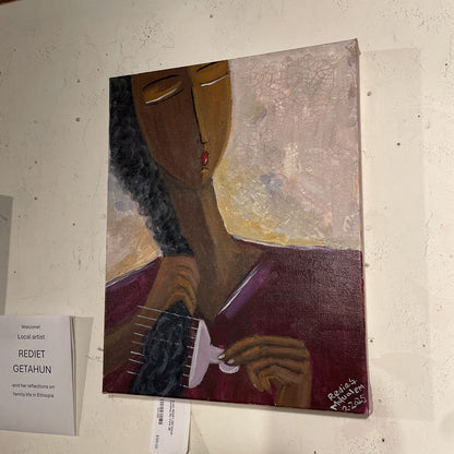 Artist: REDIET GETAHUN - Combing My Curls ART