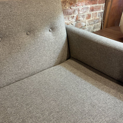 Joybird Klover Stone Grey Tufted Back Sofa