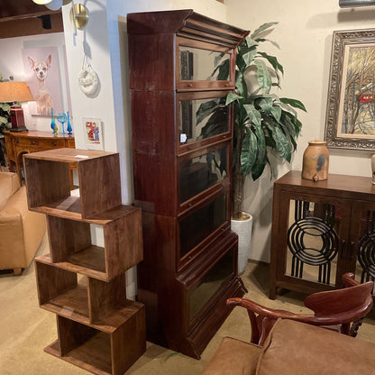 5 Tier Dark Wood Barrister Case