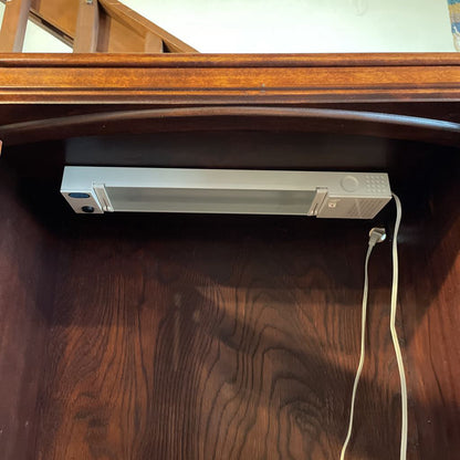 Vintage Curio Cabinet Secretary Desk Side By Side