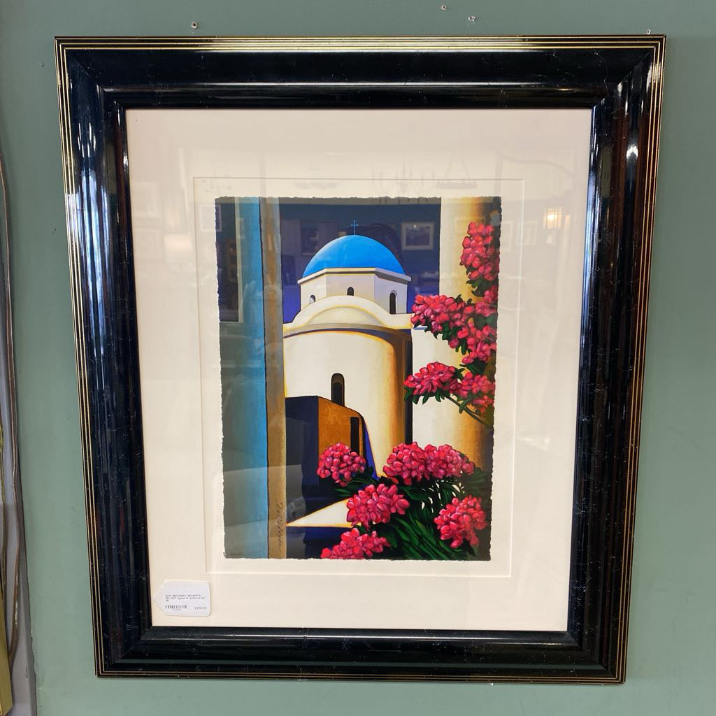 IGOR MEDVEDEV "MAGENTA SPLASH" Signed & Numbered Art ART