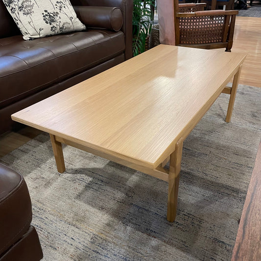 Natural Oak Rectangular 2 Tier Coffee Table C COFFEE TABLES
