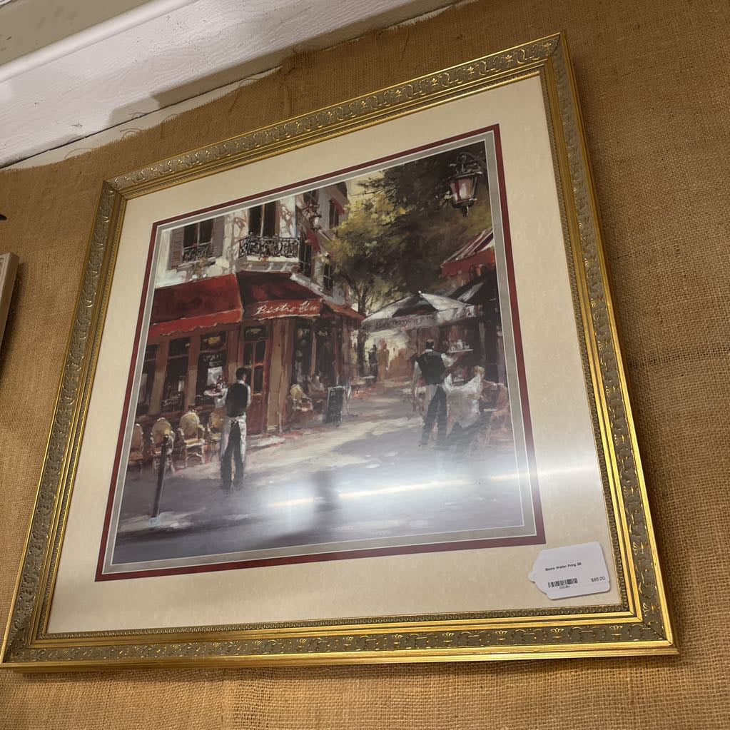 Bistro Waiter Print ART