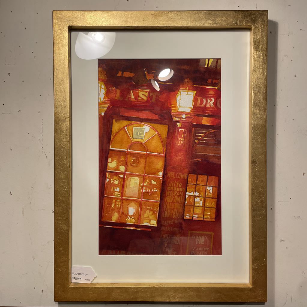 Lighted Windows at The Last Drop Pub, Scotland Art ART