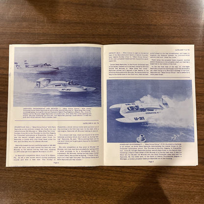 Miss Circus Circus Hydro Racing Lot: Brochure & Decal