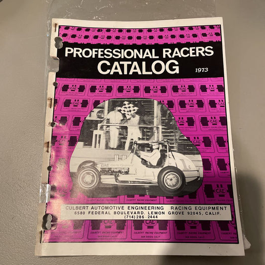 Vintage Racer's Catalogue Mag UNIQUE FINDS