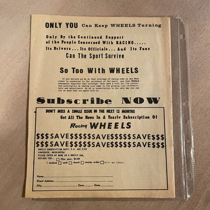 Vintage Racing Wheels Mag UNIQUE FINDS