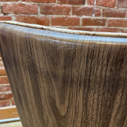 Metal Craft Groovy Brown & White Floral Dining Chairs SET/4