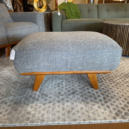 Odense Silver Ottoman