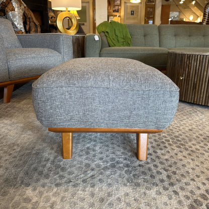 Odense Silver Ottoman