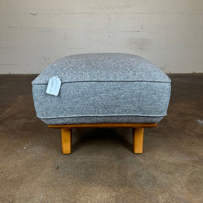 Odense Silver Ottoman