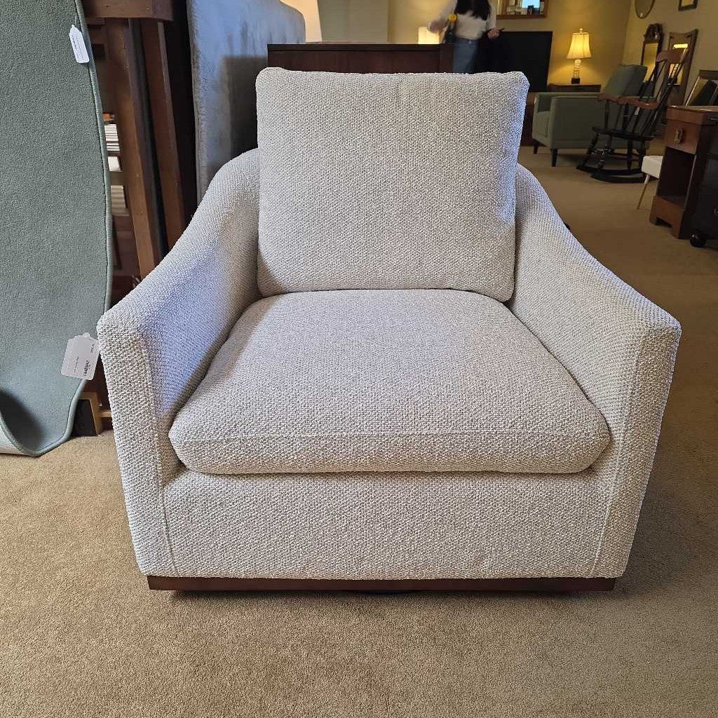 Linen Swivel Chair