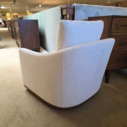 Linen Swivel Chair