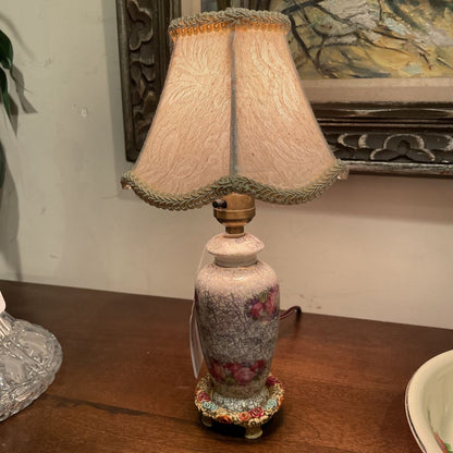 Tiny Floral Base Lamp