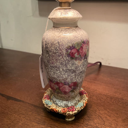 Tiny Floral Base Lamp