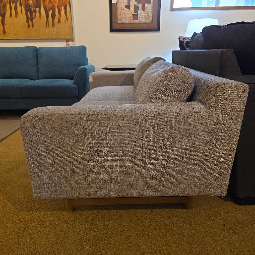 West Elm Eddy Gray 2 Seat Sofa