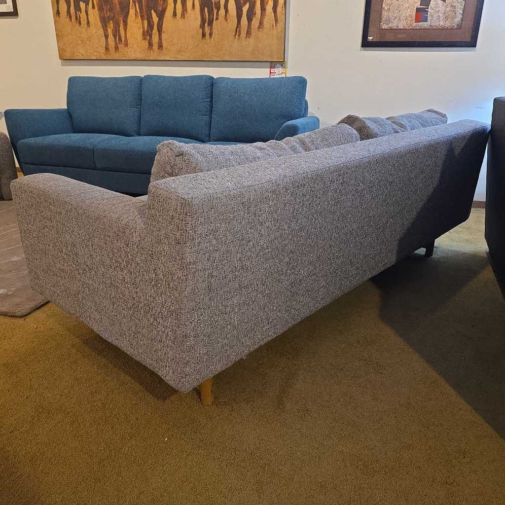 West Elm Eddy Gray 2 Seat Sofa
