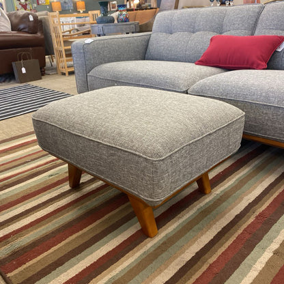 Odense Silver Ottoman