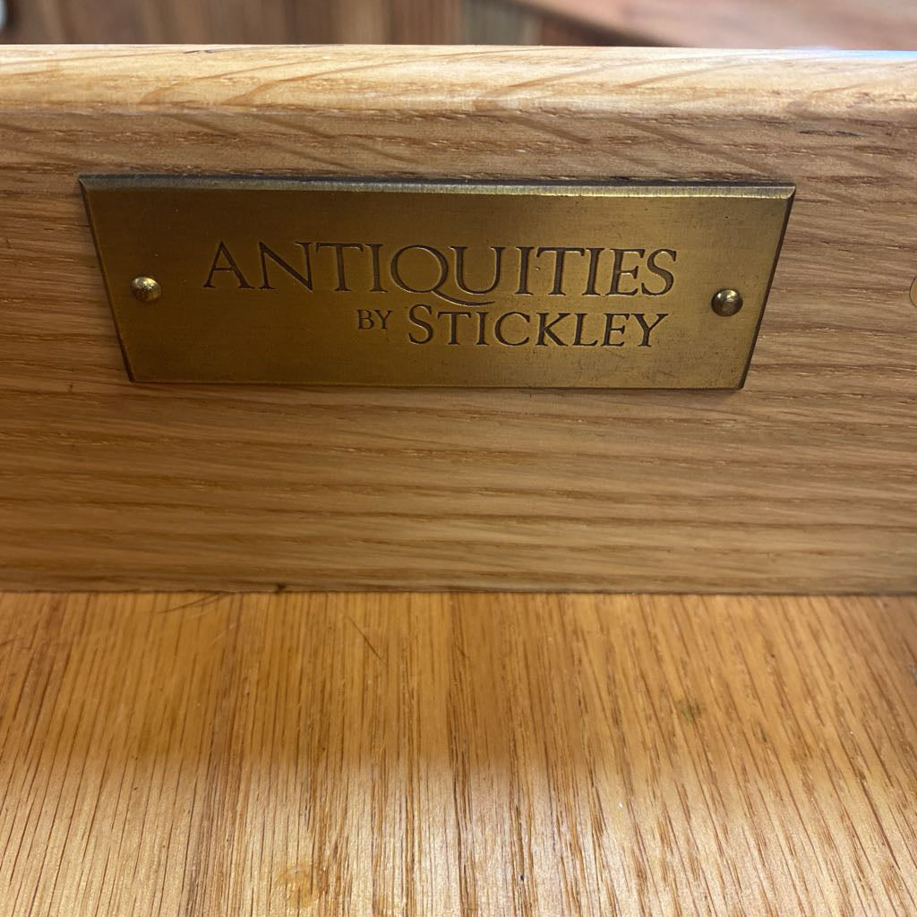 STICKLEY Large Classic Side Table w/Drawer & Shelf C SIDE TABLES