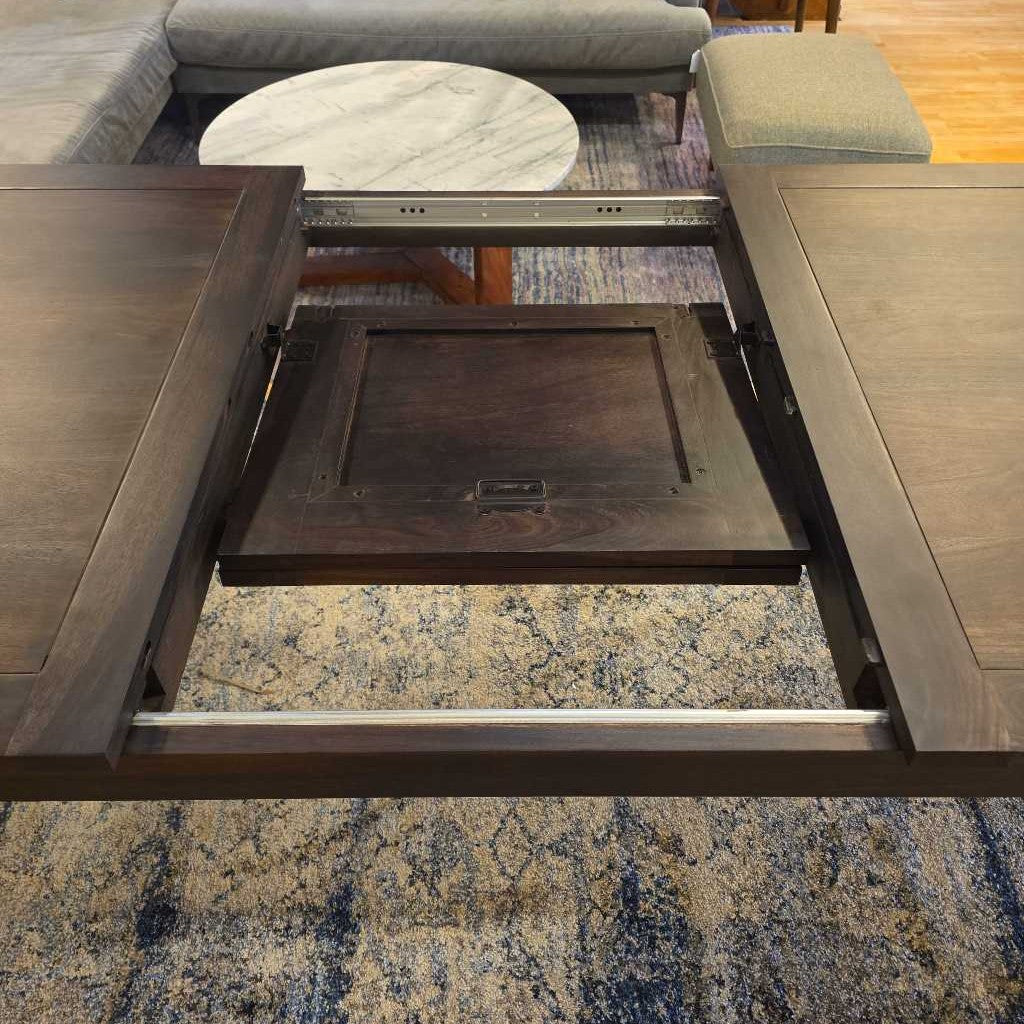 Black Metro Extendable Dining Table C DINING TABLES