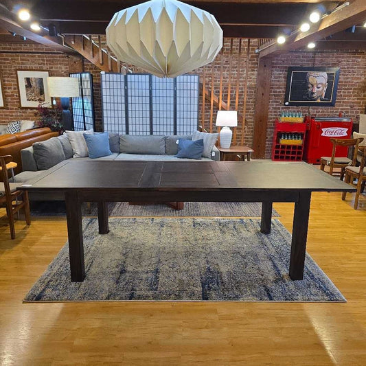 Black Metro Extendable Dining Table C DINING TABLES