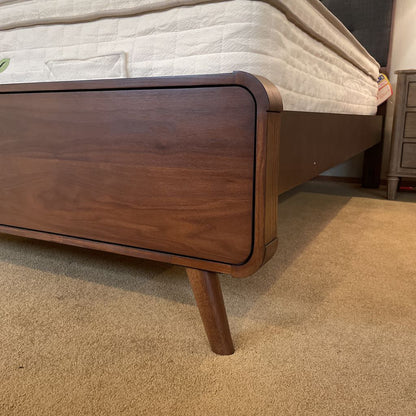 MC Walnut Queen Bed Frame