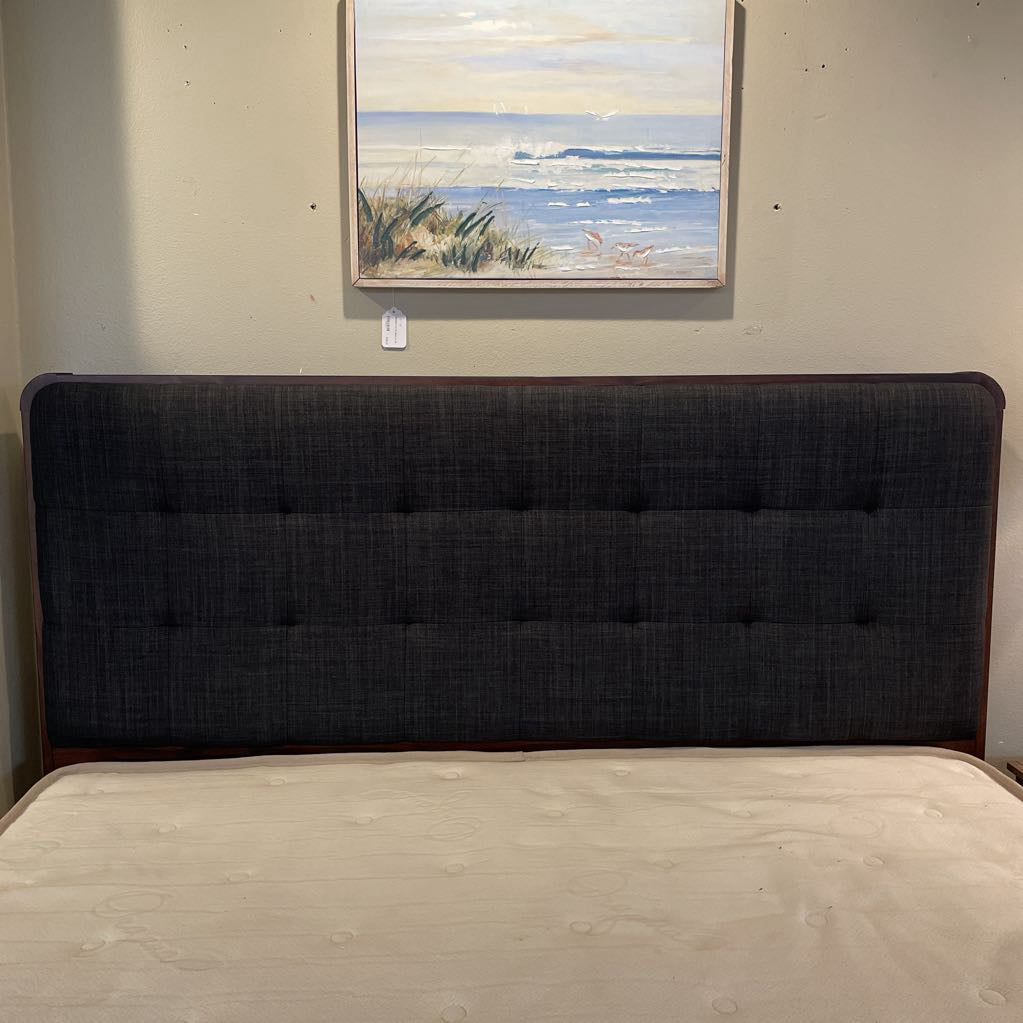 MC Walnut Queen Bed Frame