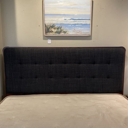 MC Walnut Queen Bed Frame