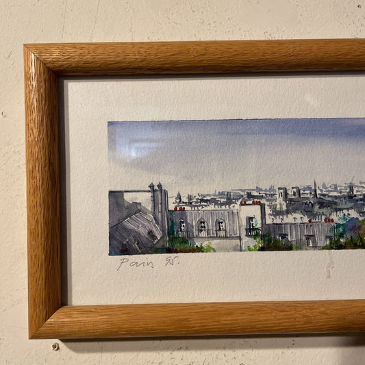 Original Watercolor: PARIS '95