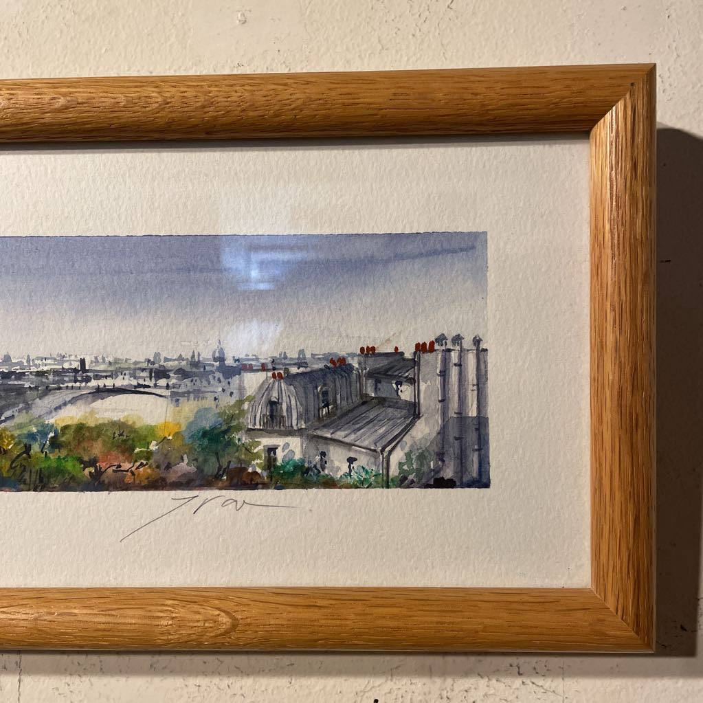 Original Watercolor: PARIS '95