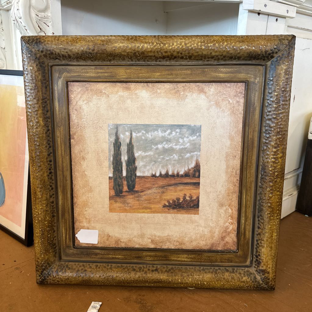 Tuscan Metal Frame Print ART