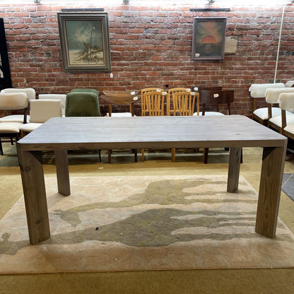 Room and Board Grey Tone Pine Dining Table C DINING TABLES