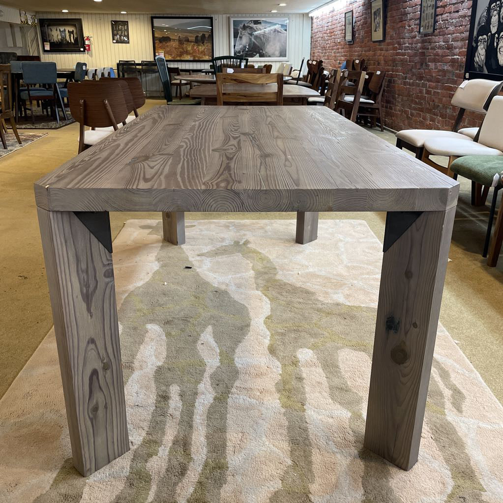 Room and Board Grey Tone Pine Dining Table C DINING TABLES