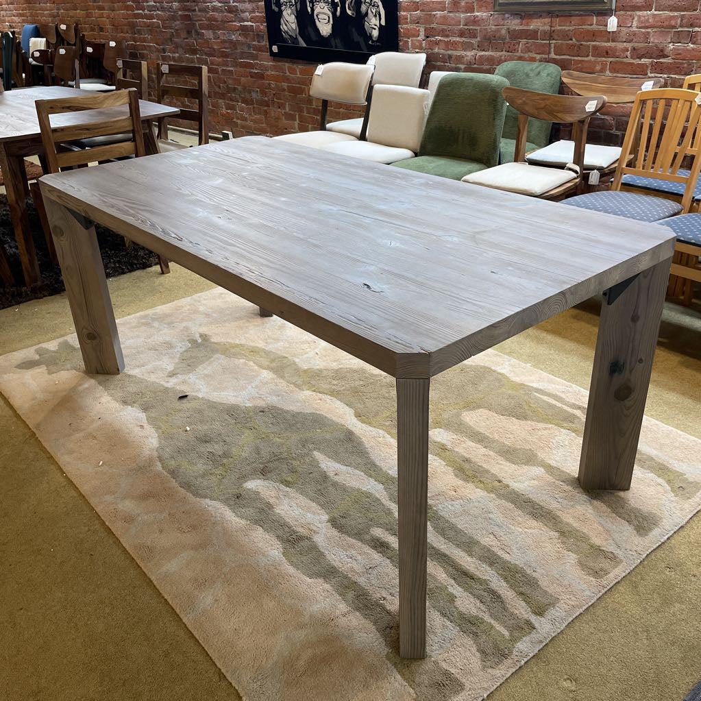 Room and Board Grey Tone Pine Dining Table C DINING TABLES