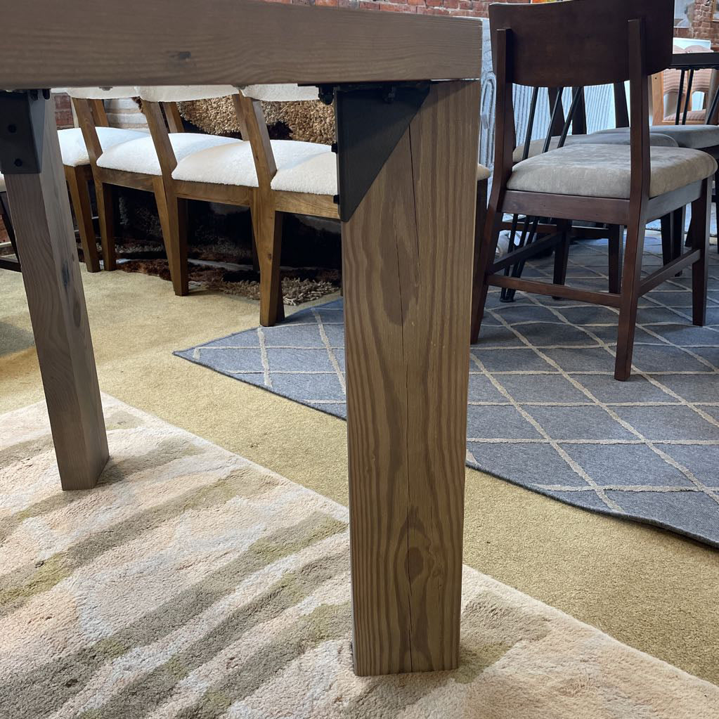 Room and Board Grey Tone Pine Dining Table C DINING TABLES