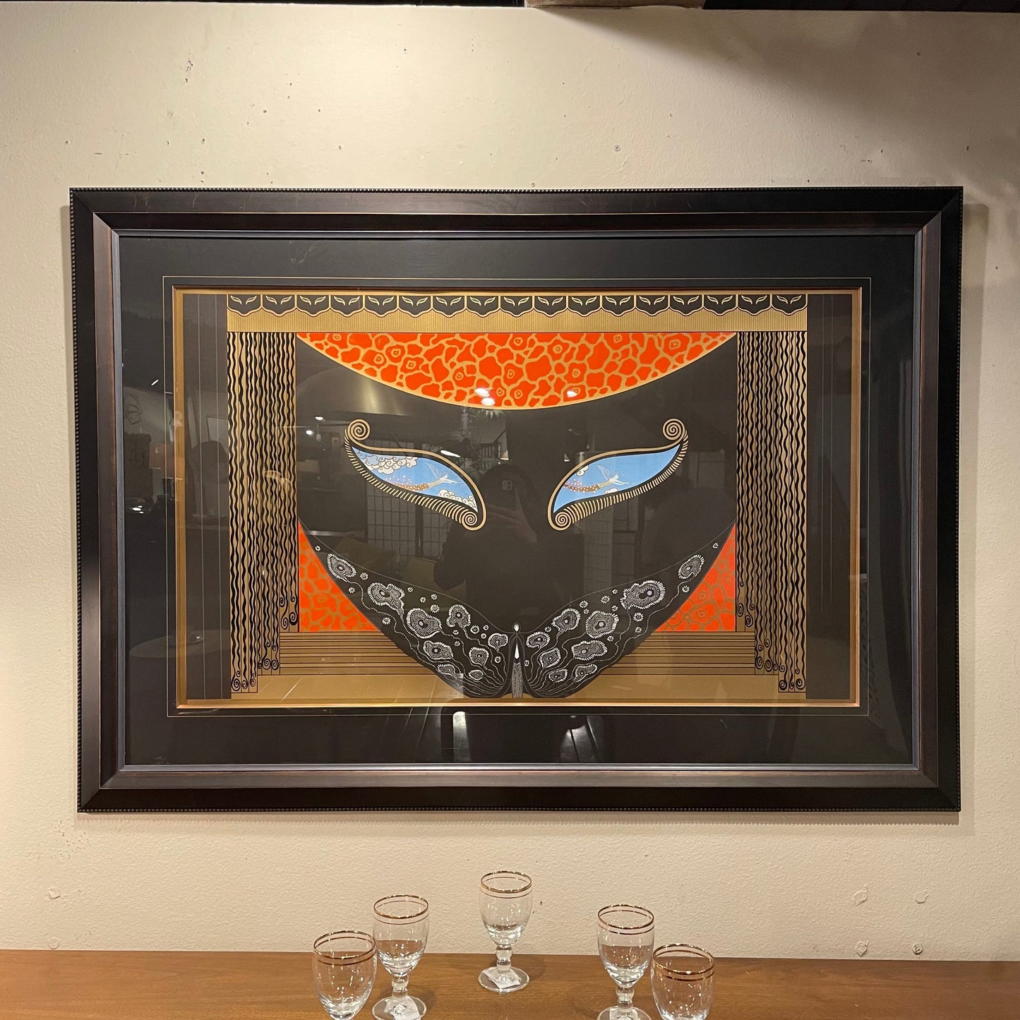 Erte "Eyes of Love" Serigraph