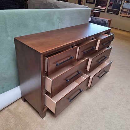 Bevel Framed Walnut Dresser C LOWBOYS