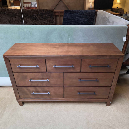 Bevel Framed Walnut Dresser C LOWBOYS