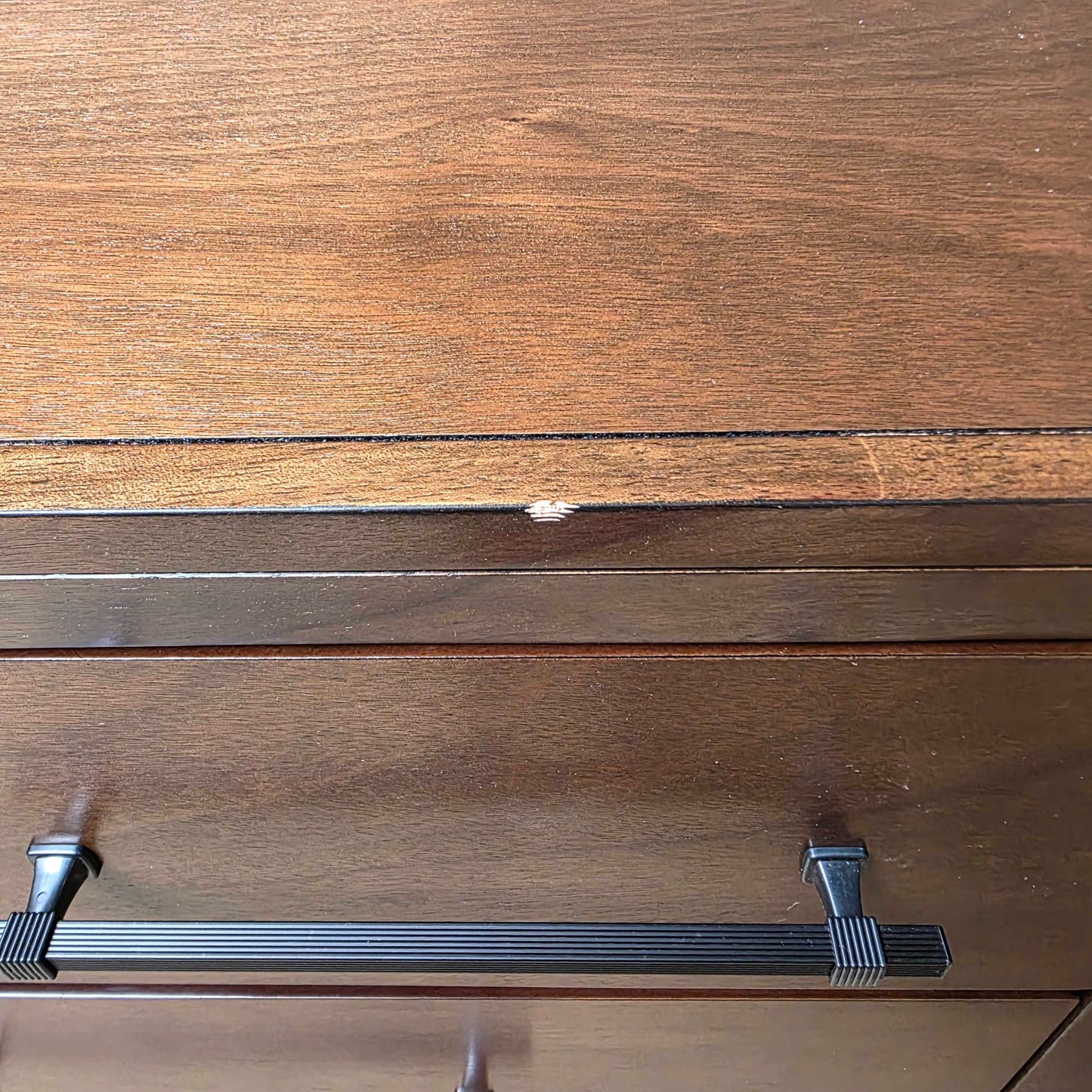 Bevel Framed Walnut Dresser C LOWBOYS