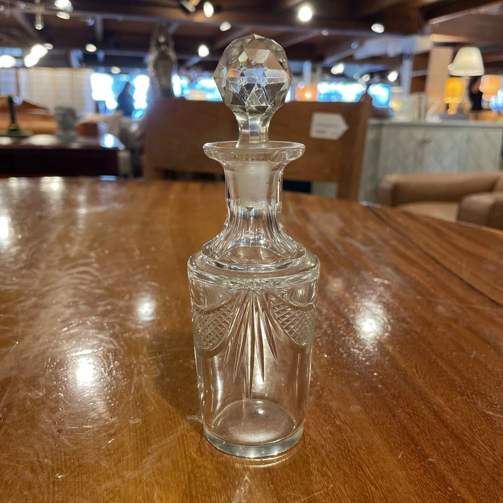 Antique Parisienne 7 Piece Silver and Crystal Cruet SET UNIQUE FINDS