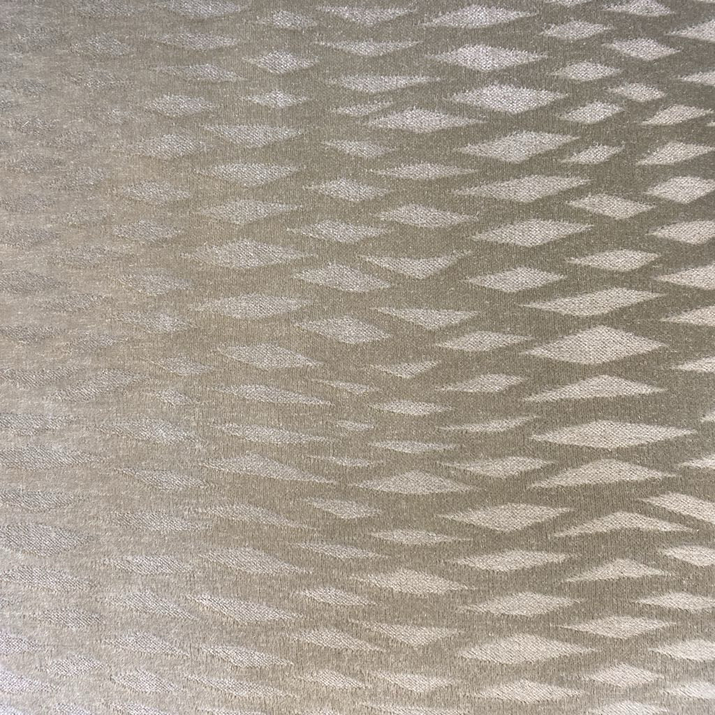 Textured fabric with a subtle pattern on a beige background