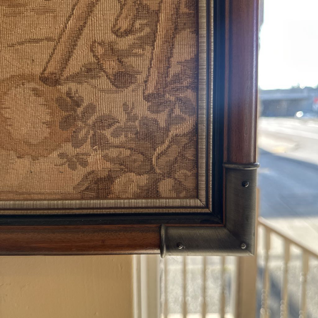 Vintage Woven French Tapestry in Frame