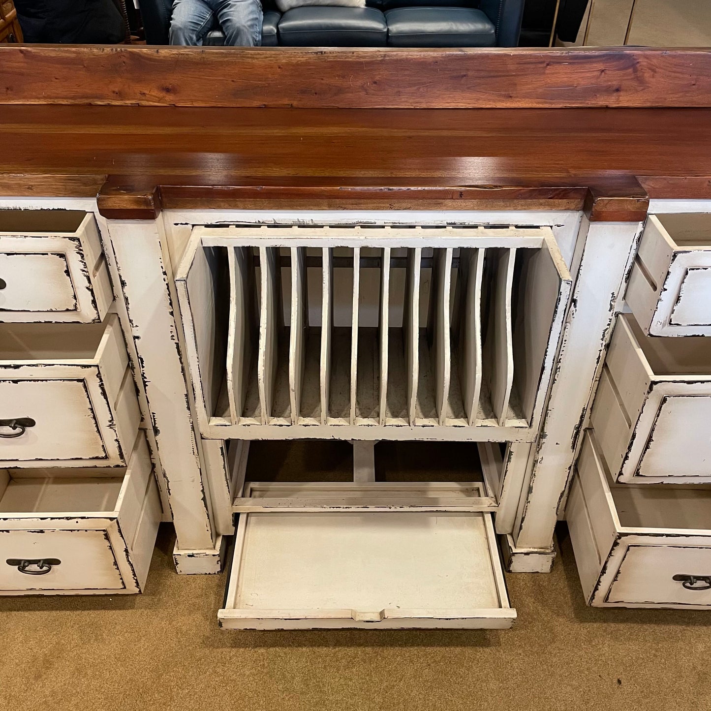 Farmhouse Rustic Tall Buffet