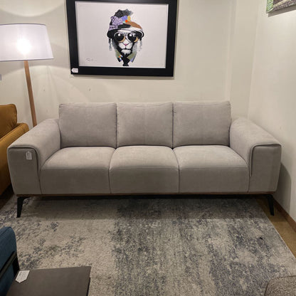 Fog Mod Wood Trim Sofa