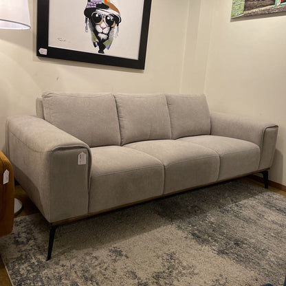 Fog Mod Wood Trim Sofa